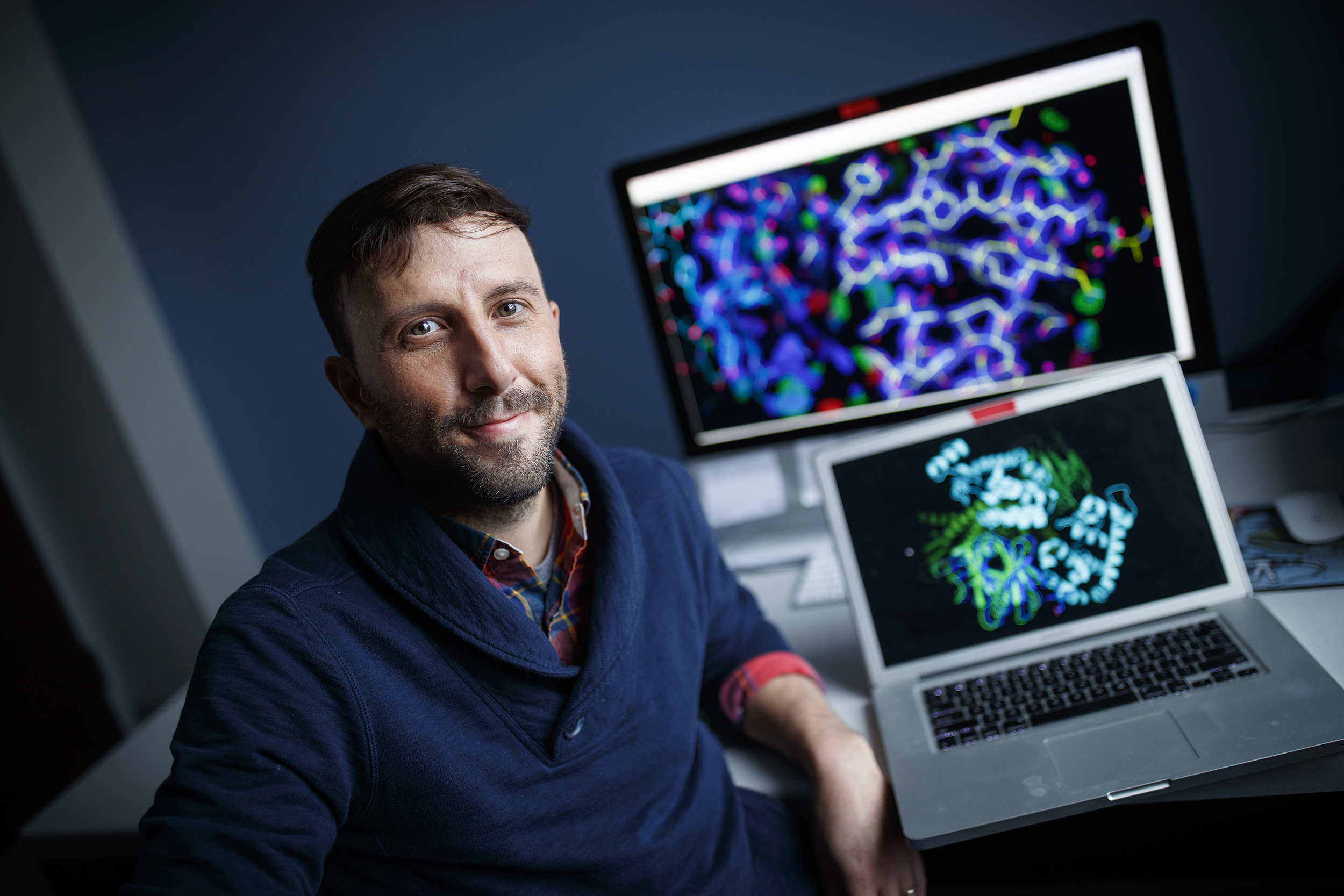 Photo Credit: A team of Husker biochemists led by Alex Vecchio has earned a five-year, $1.8 million grant from the Department of Health and Human Services’ National Institute of General Medical Sciences to understand how the structure and assembly of membrane proteins influence the function and dysfunction of tight junctions.